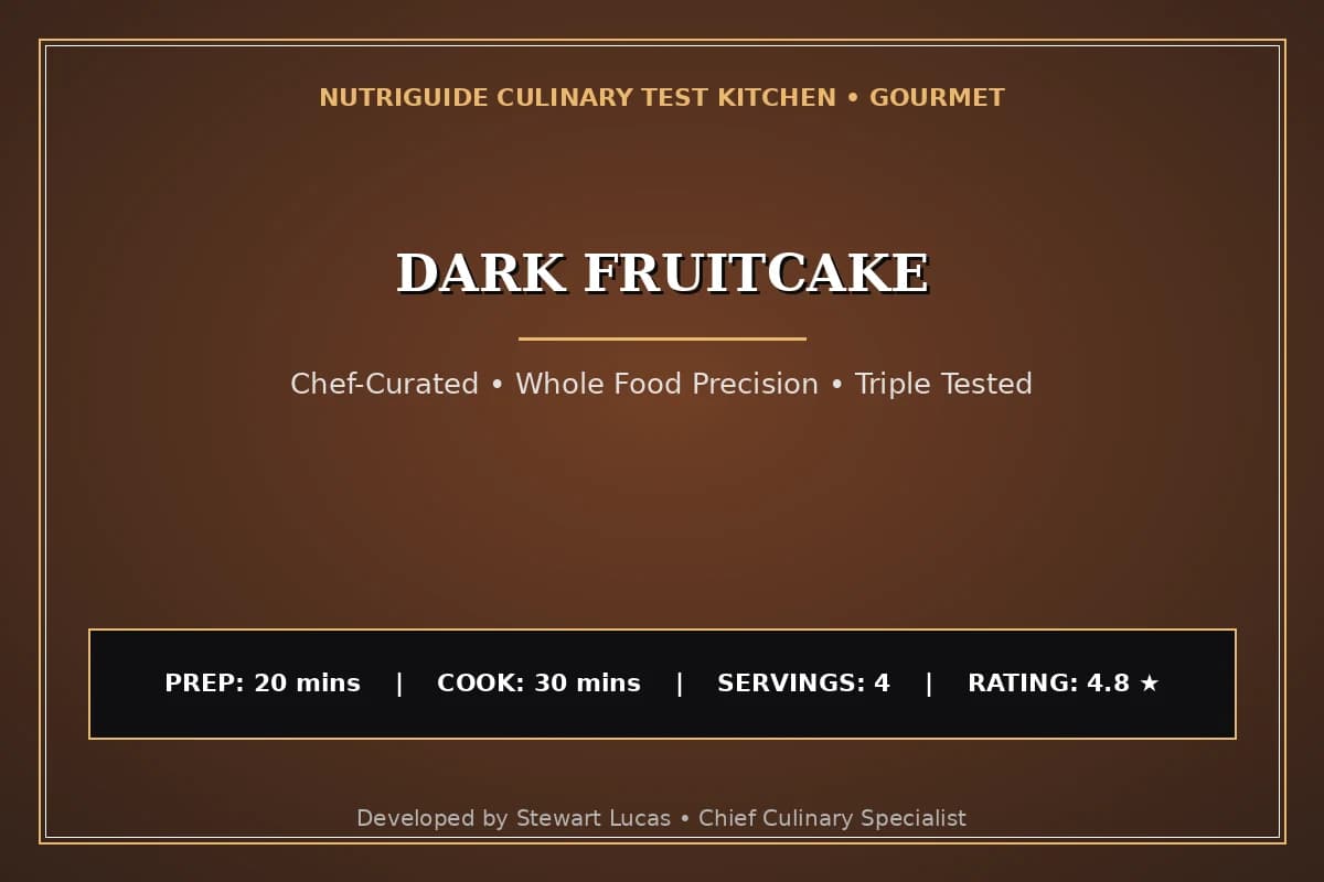 Dark Fruitcake