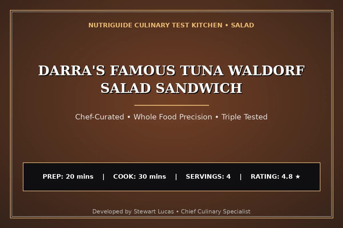 Darra'S Famous Tuna Waldorf Salad Sandwich