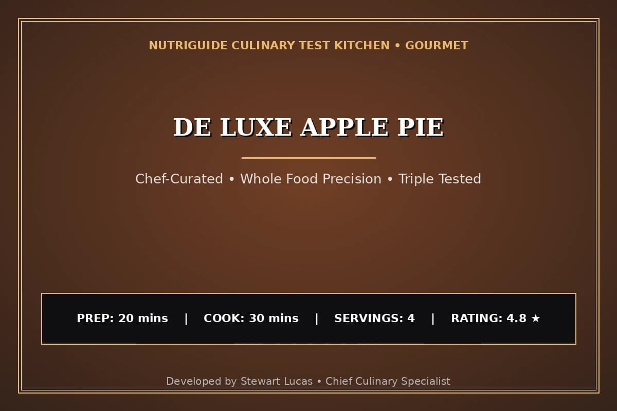 De Luxe Apple Pie