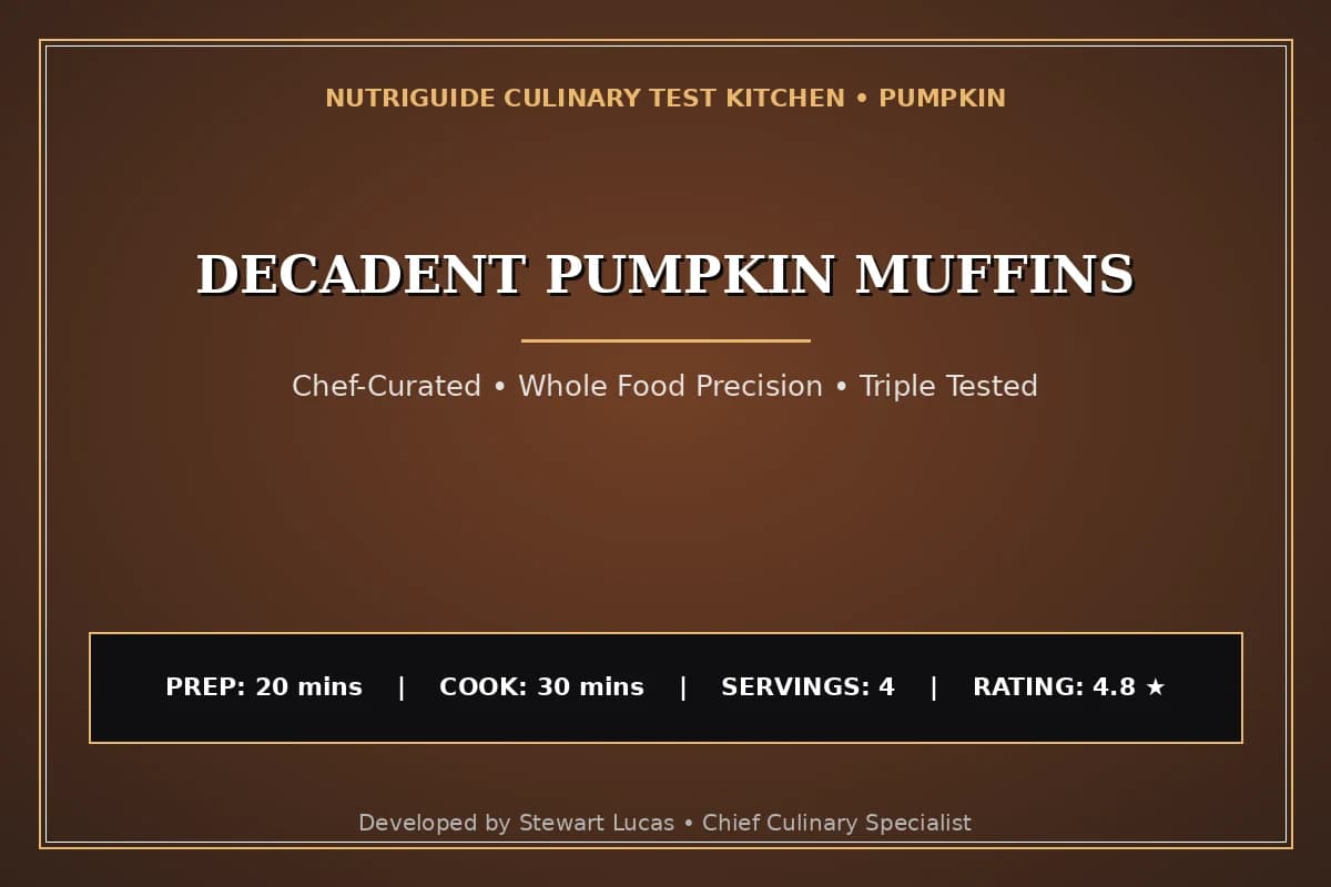 Decadent Pumpkin Muffins