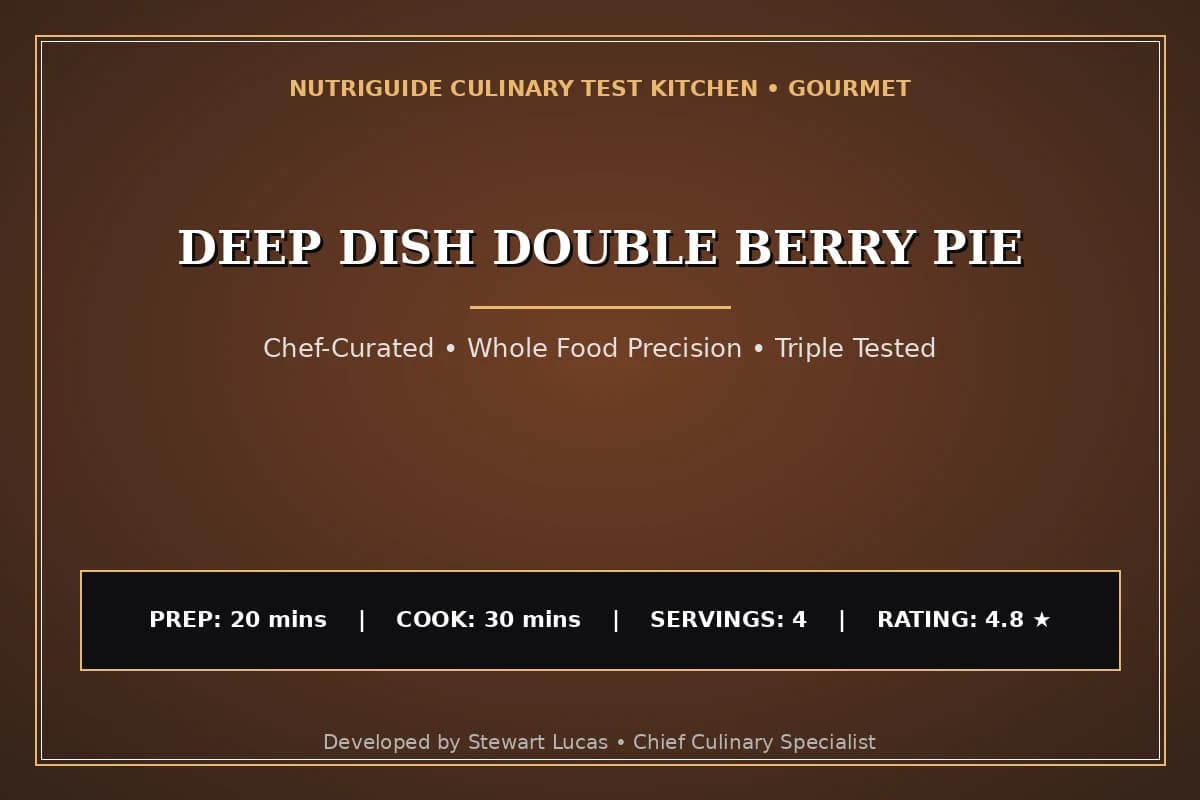 Deep Dish Double Berry Pie