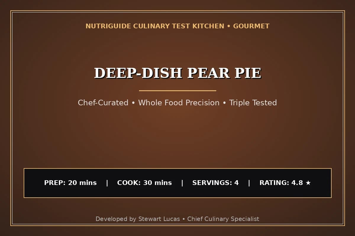 Deep-Dish Pear Pie