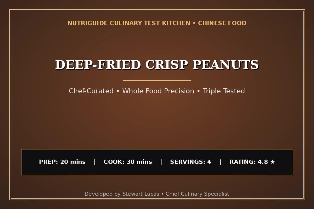 Deep-Fried Crisp Peanuts