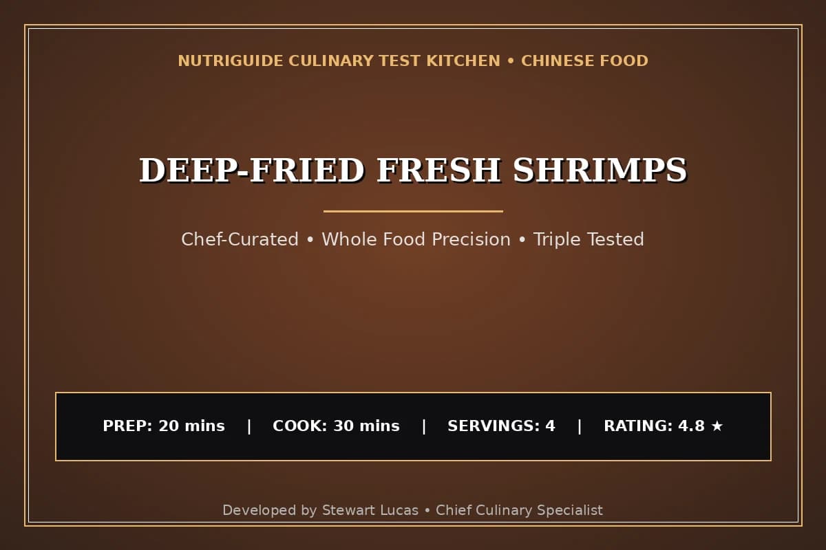 Deep-Fried Fresh Shrimps