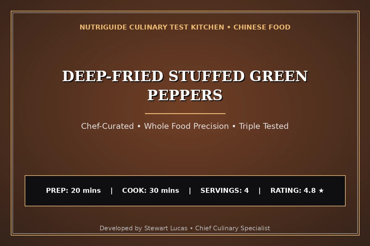 Deep-Fried Stuffed Green Peppers