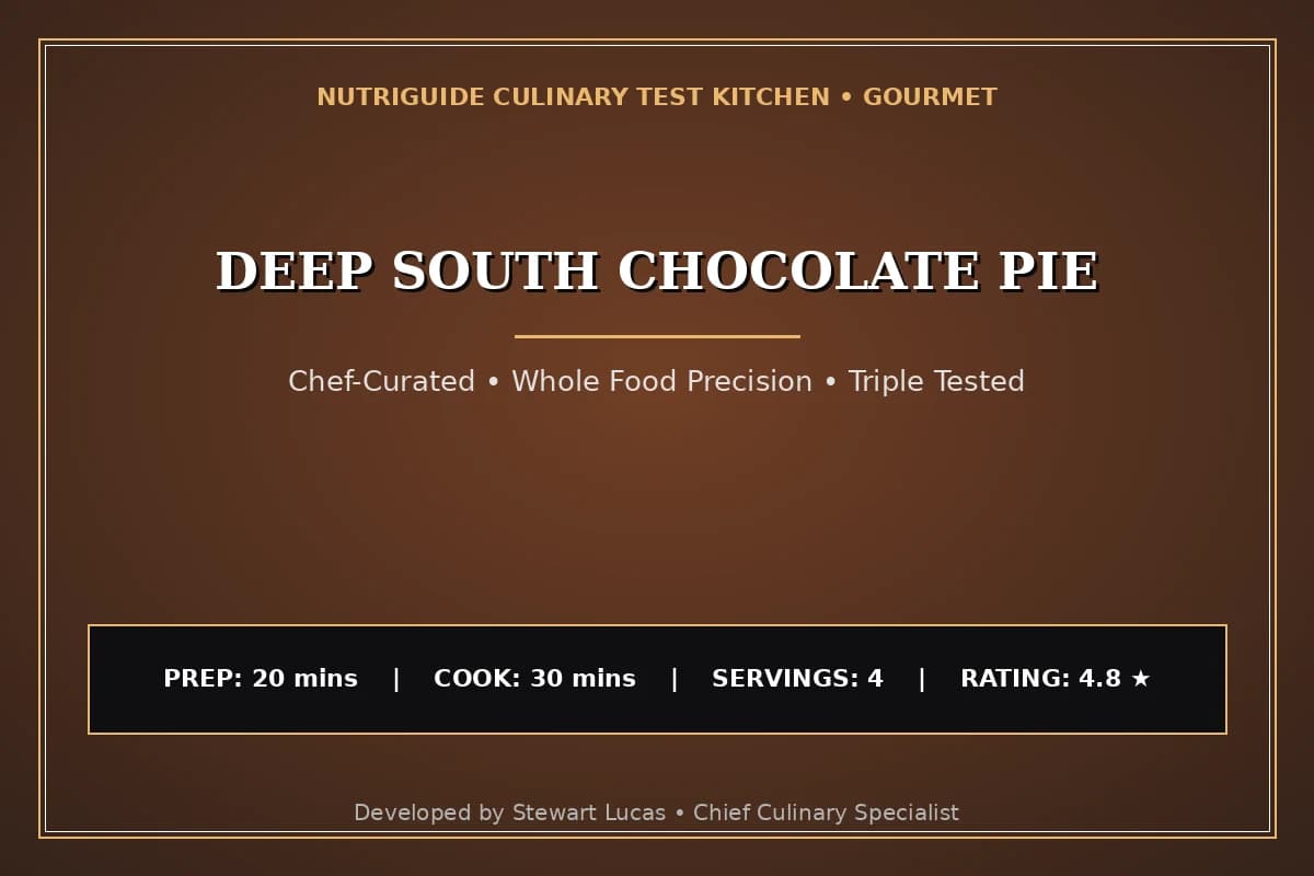 Deep South Chocolate Pie