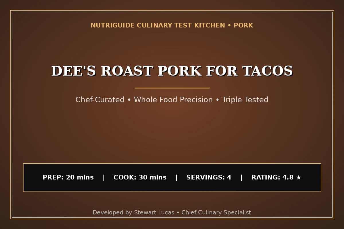 Dee'S Roast Pork For Tacos