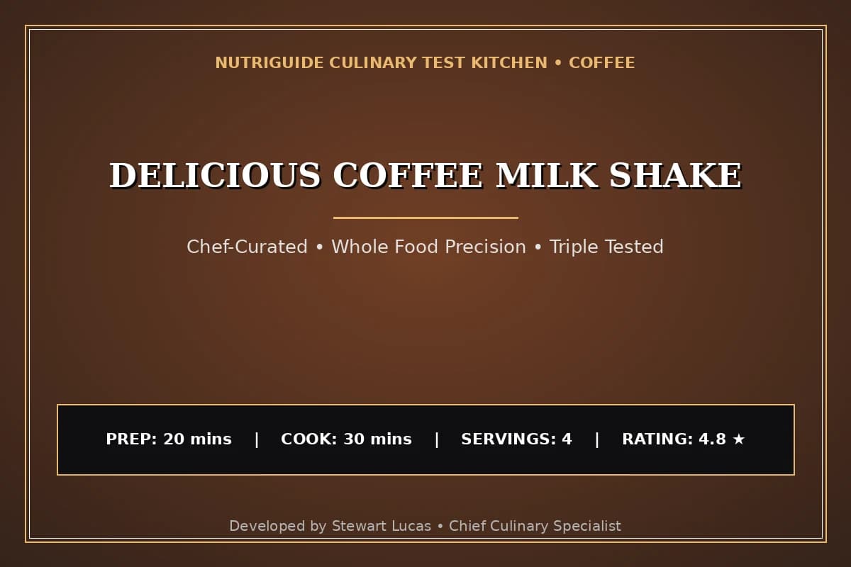 Delicious Coffee Milk Shake