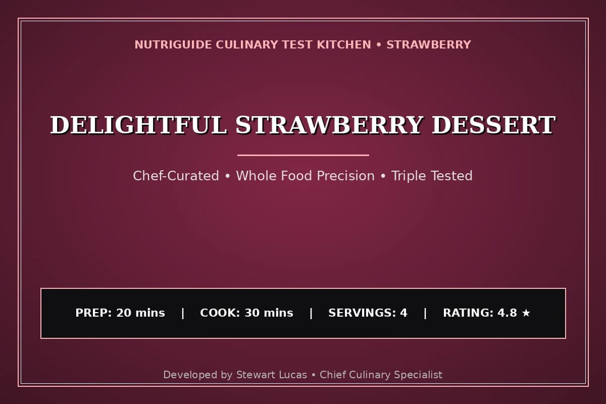 Delightful Strawberry Dessert