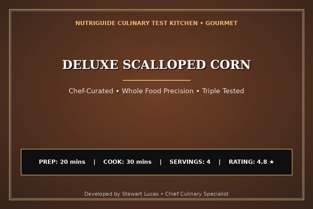 Deluxe Scalloped Corn