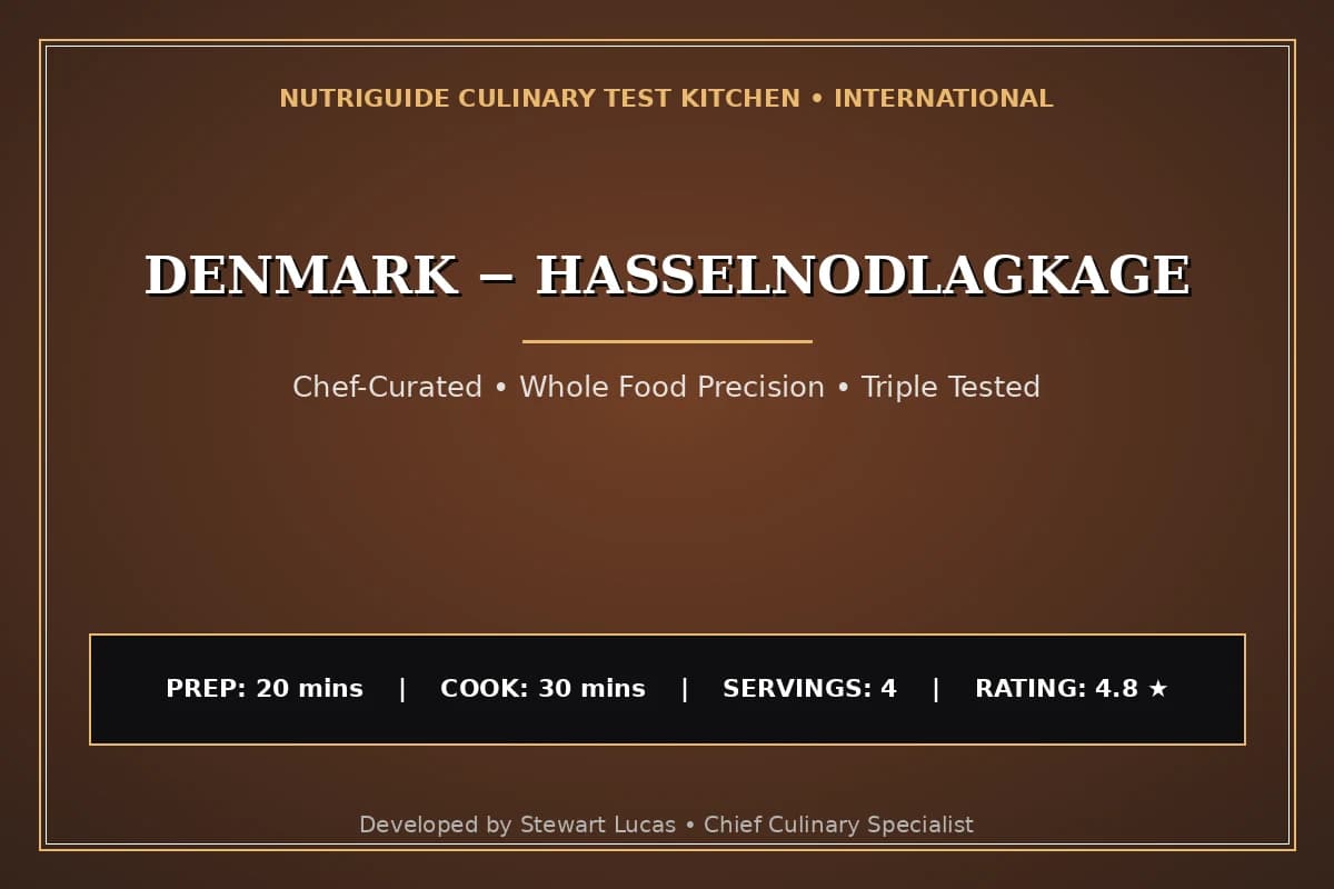 Denmark − Hasselnodlagkage