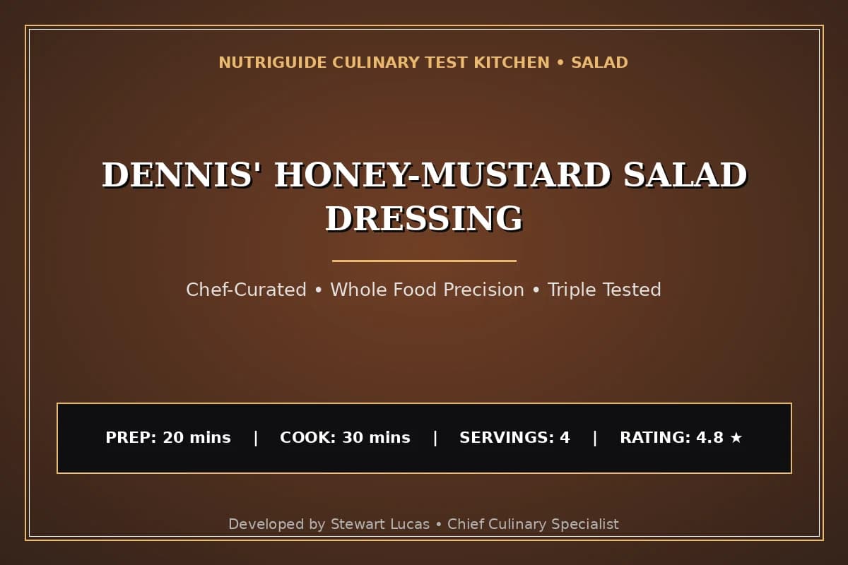 Dennis' Honey-Mustard Salad Dressing