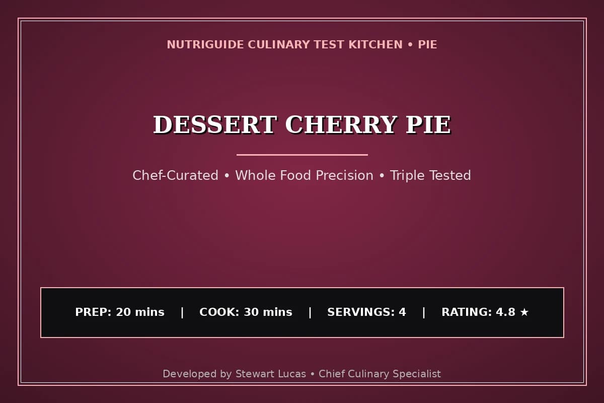 Dessert Cherry Pie