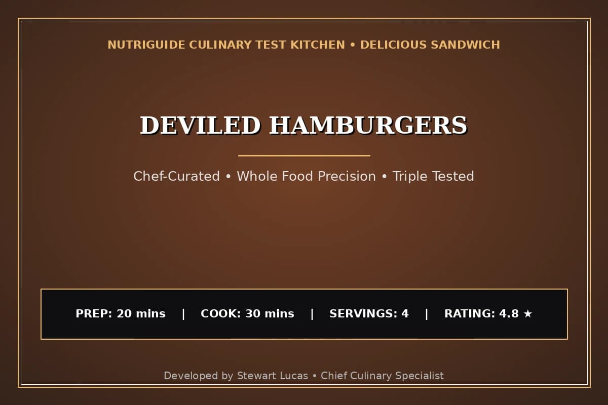 Deviled Hamburgers
