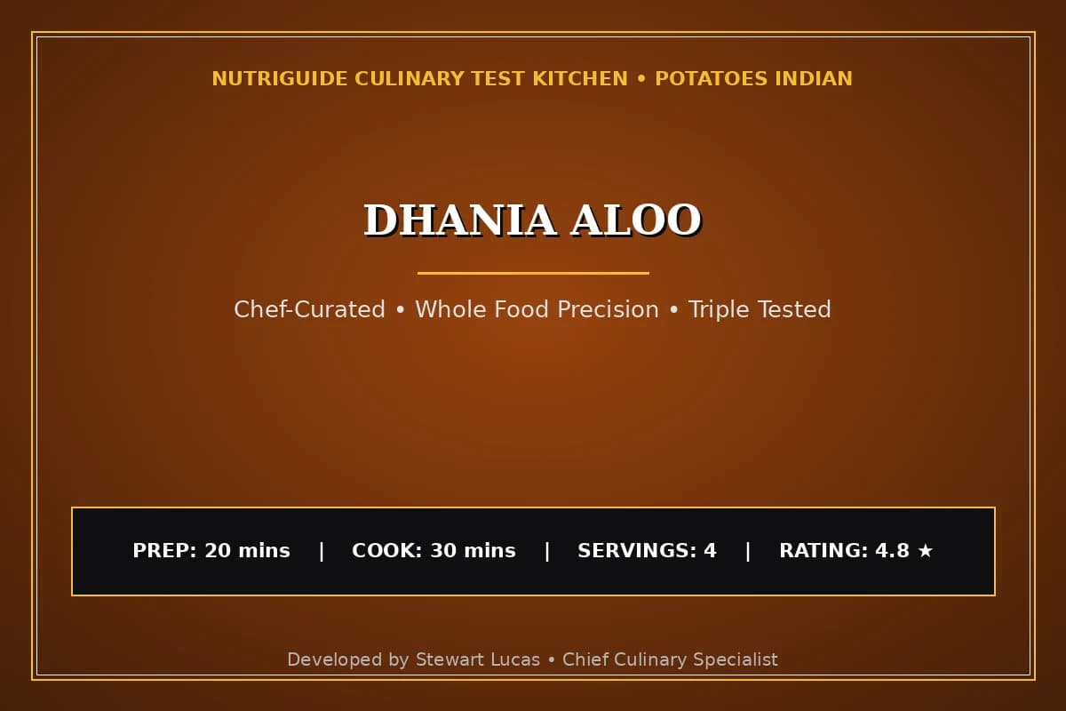 Dhania Aloo
