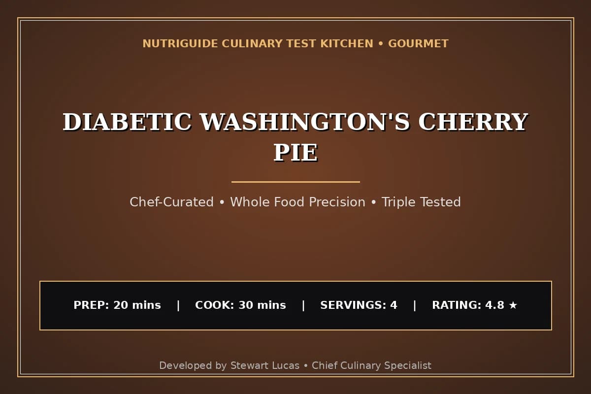 Diabetic Washington'S Cherry Pie
