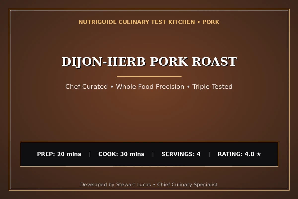 Dijon-Herb Pork Roast