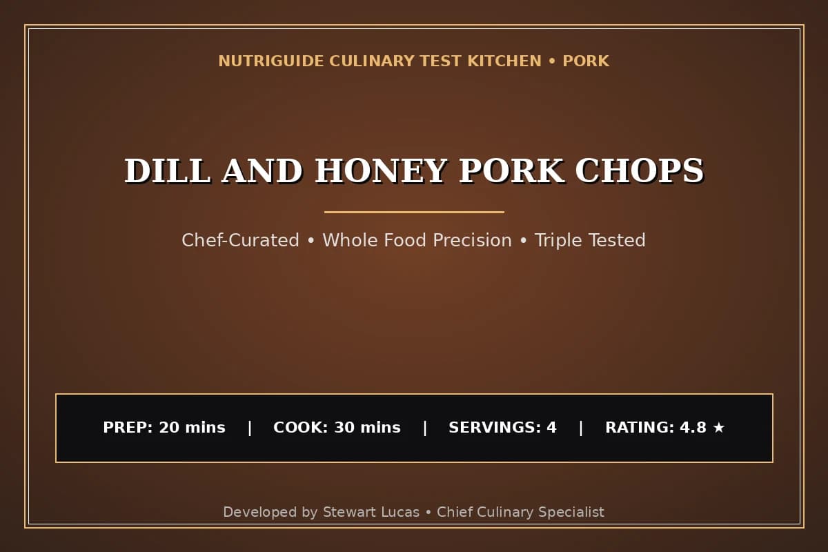 Dill And Honey Pork Chops