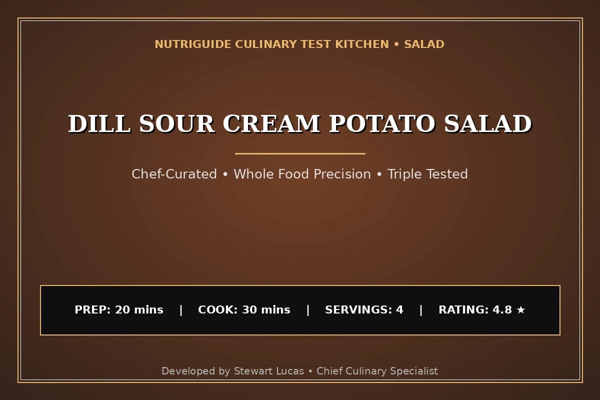 Dill Sour Cream Potato Salad
