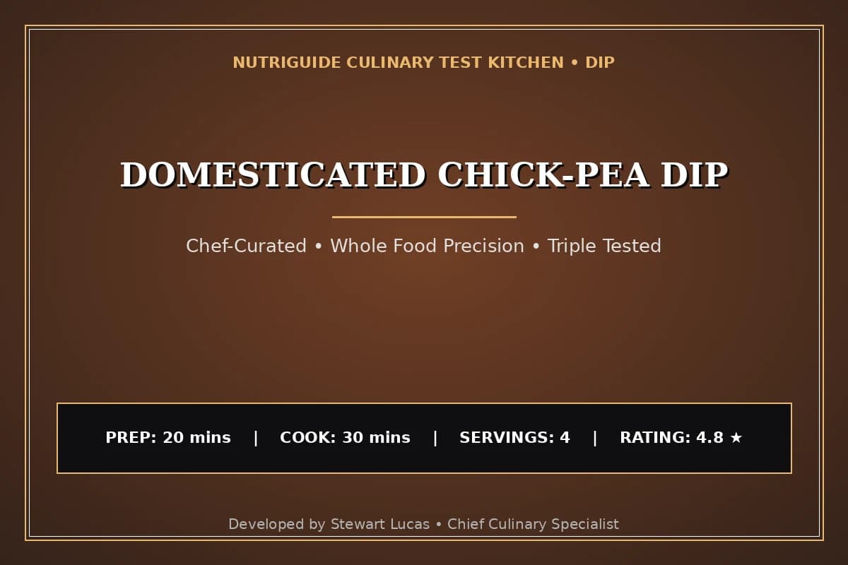Domesticated Chick-Pea Dip