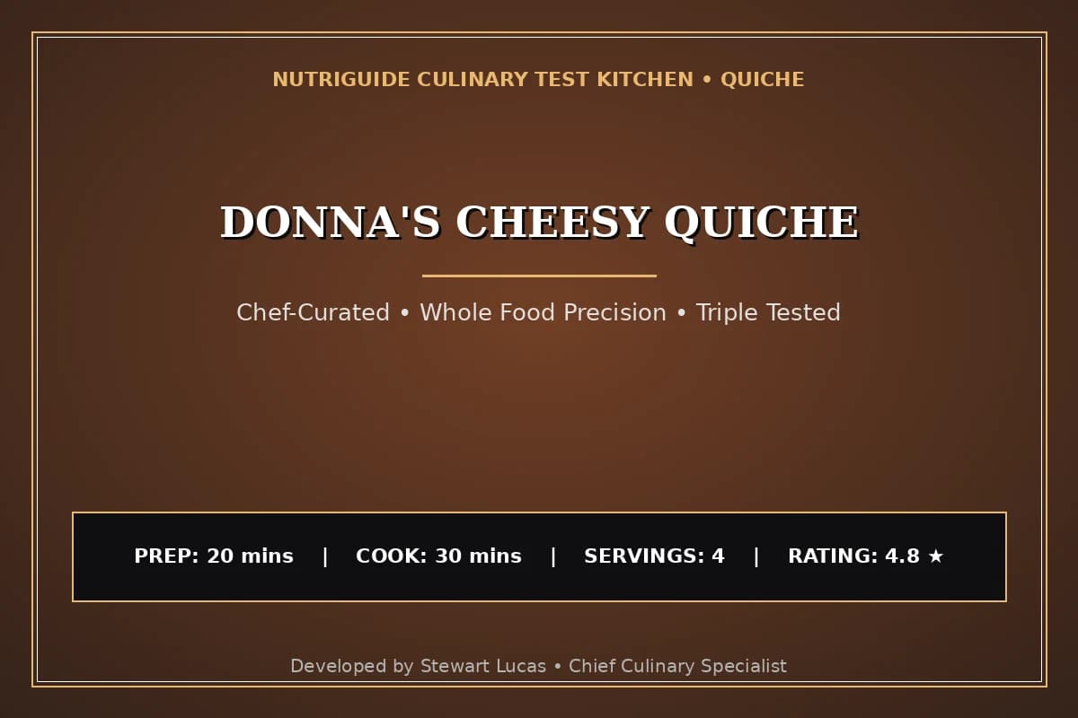Donna'S Cheesy Quiche