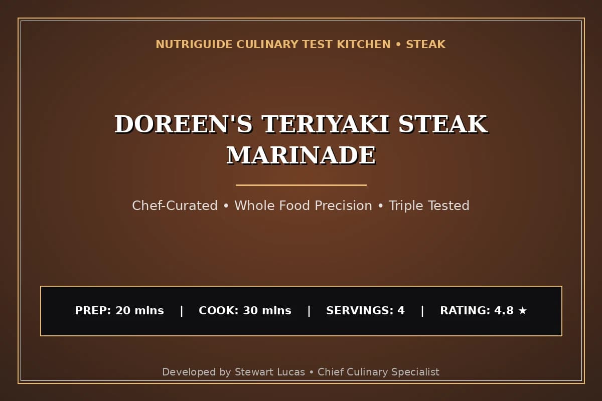 Doreen'S Teriyaki Steak Marinade