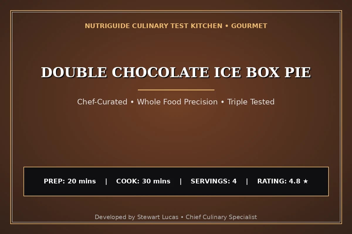 Double Chocolate Ice Box Pie