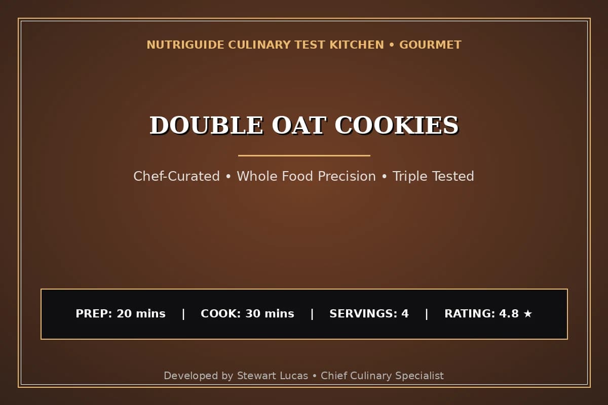 Double Oat Cookies