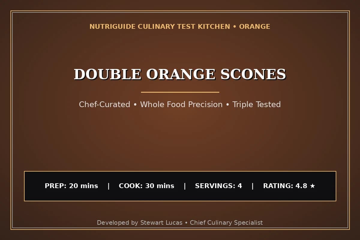 Double Orange Scones