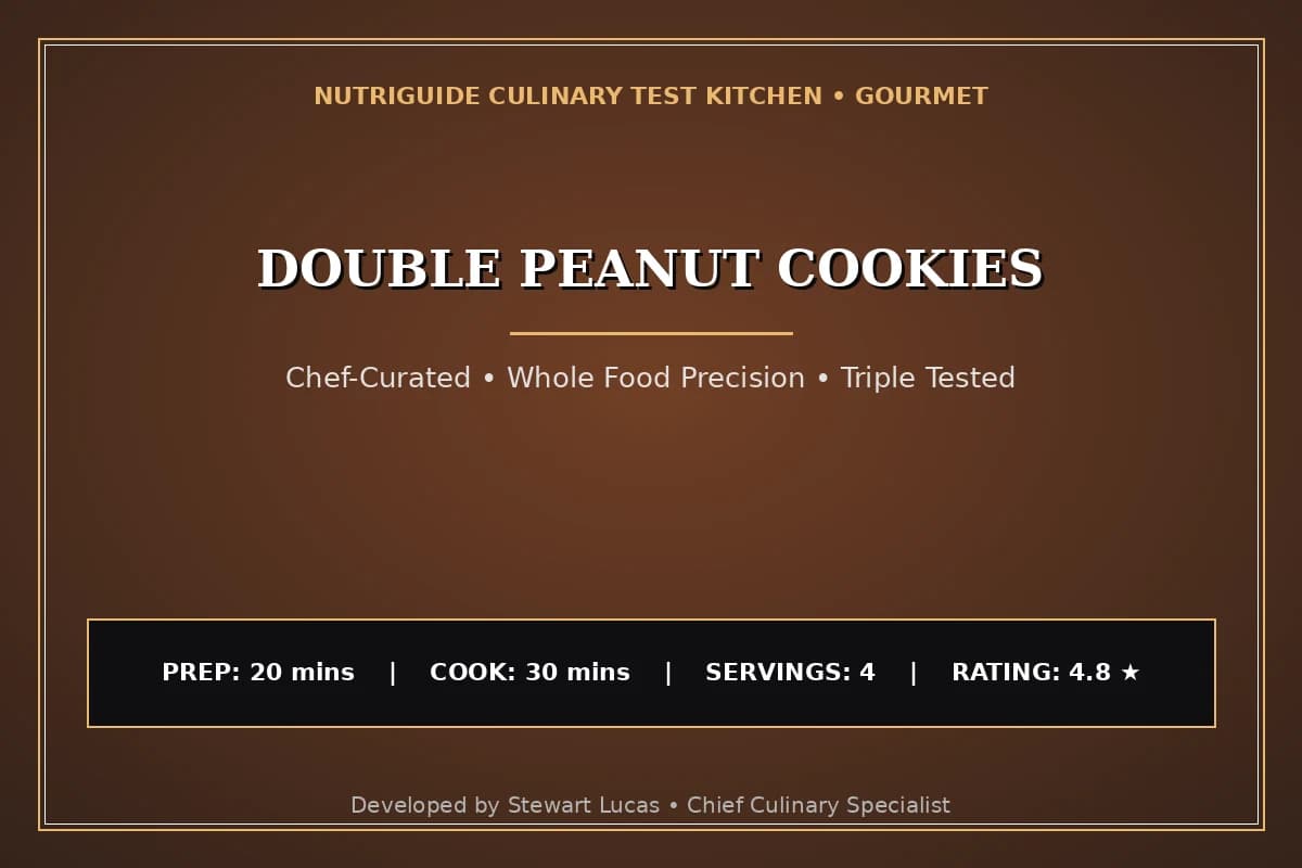 Double Peanut Cookies