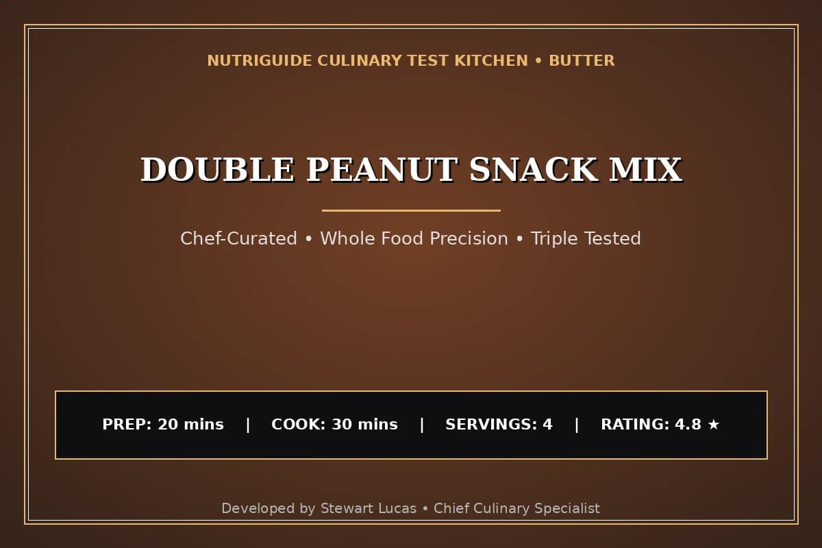 Double Peanut Snack Mix