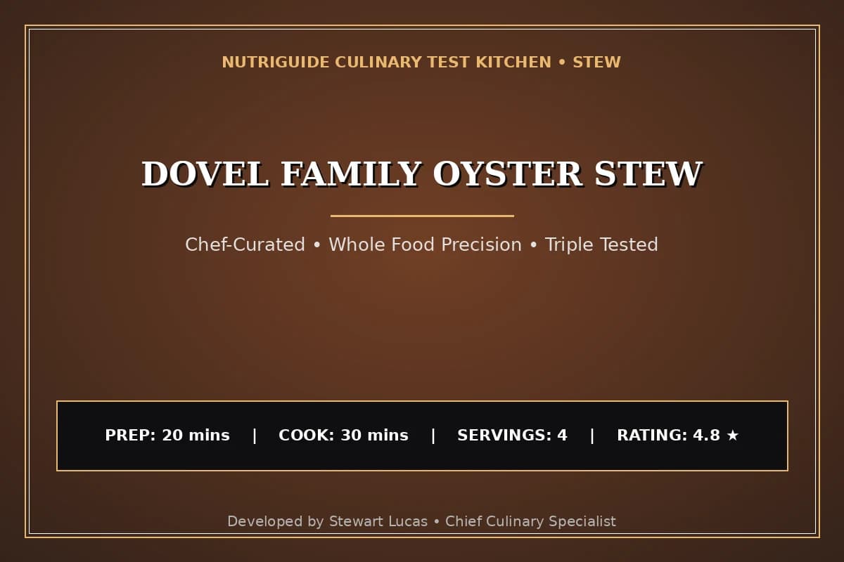 Dovel Family Oyster Stew