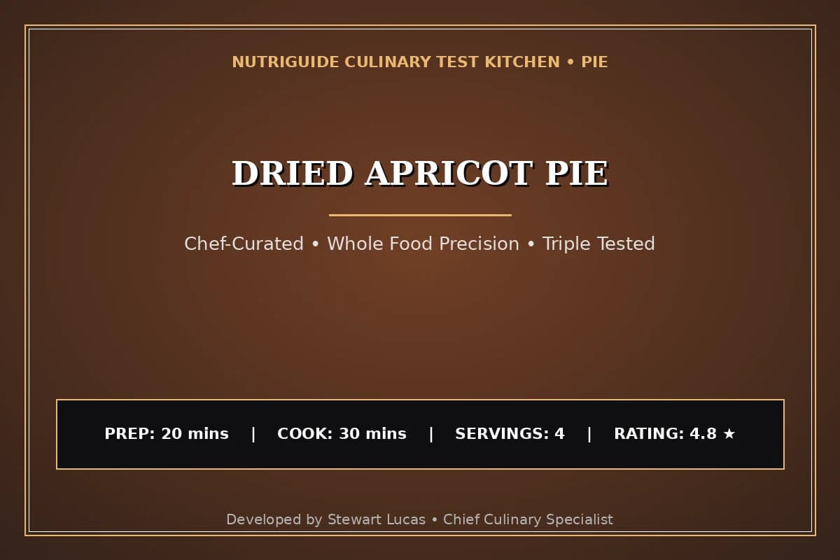 Dried Apricot Pie