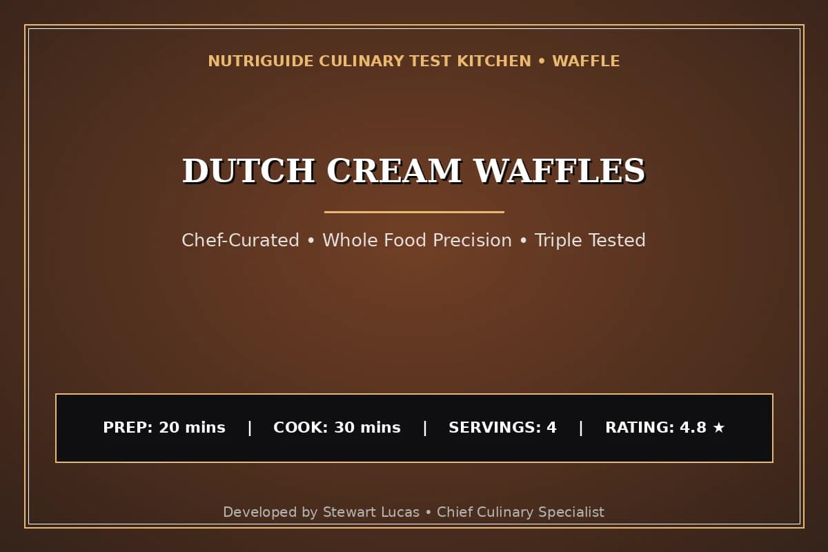 Dutch Cream Waffles