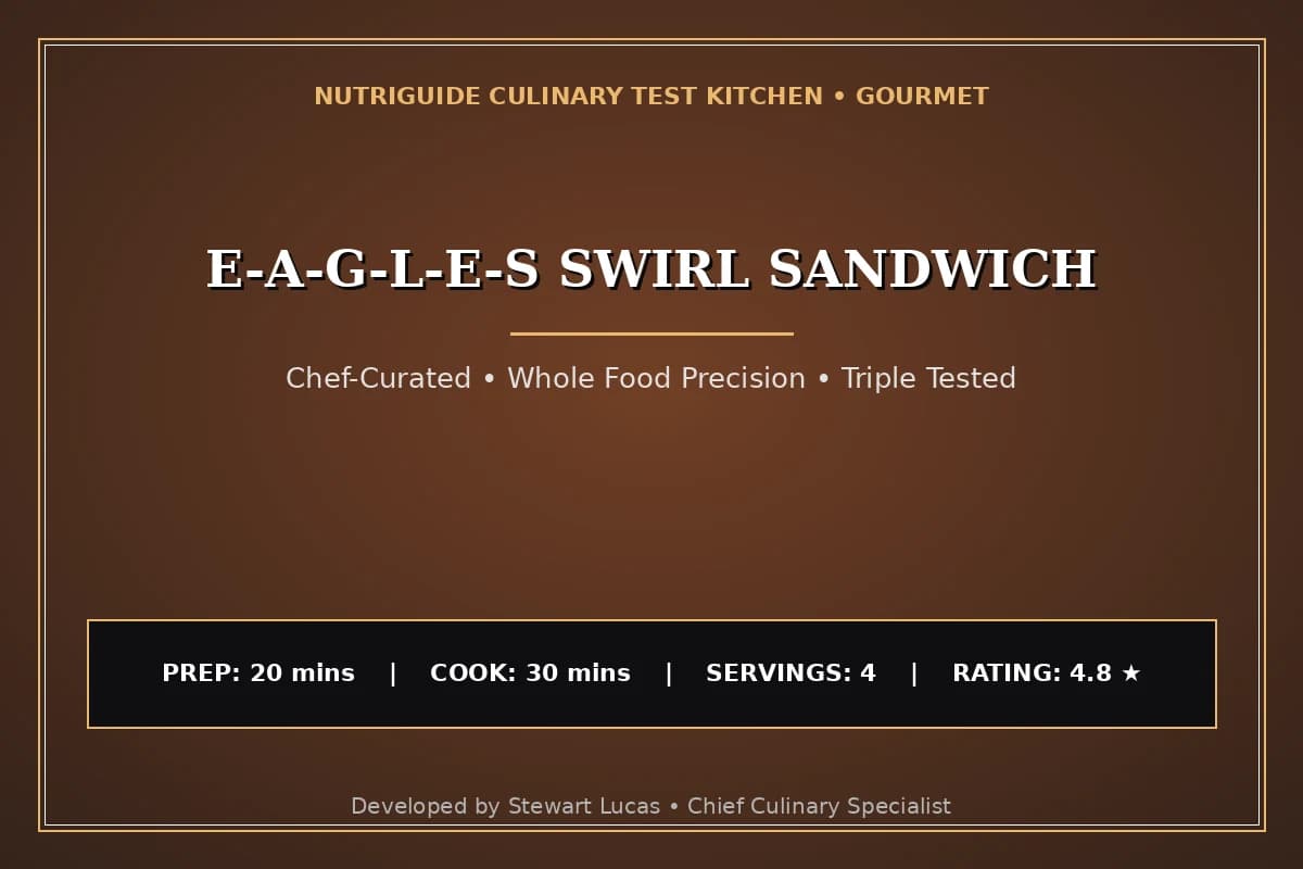 E-A-G-L-E-S Swirl Sandwich