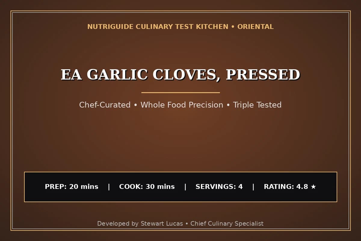 Ea Garlic Cloves, Pressed