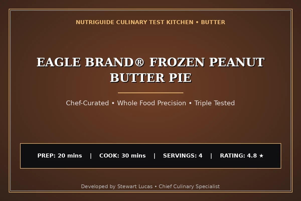 Eagle Brand® Frozen Peanut Butter Pie