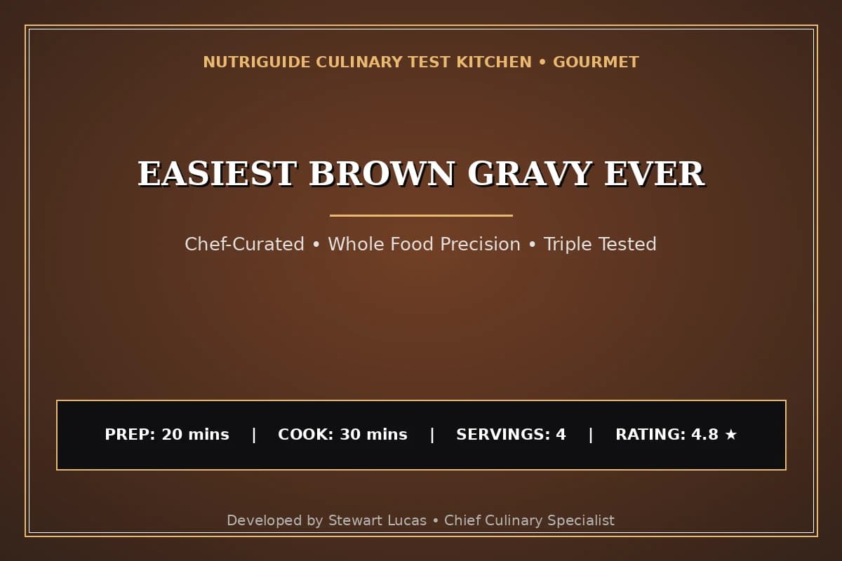 Easiest Brown Gravy Ever