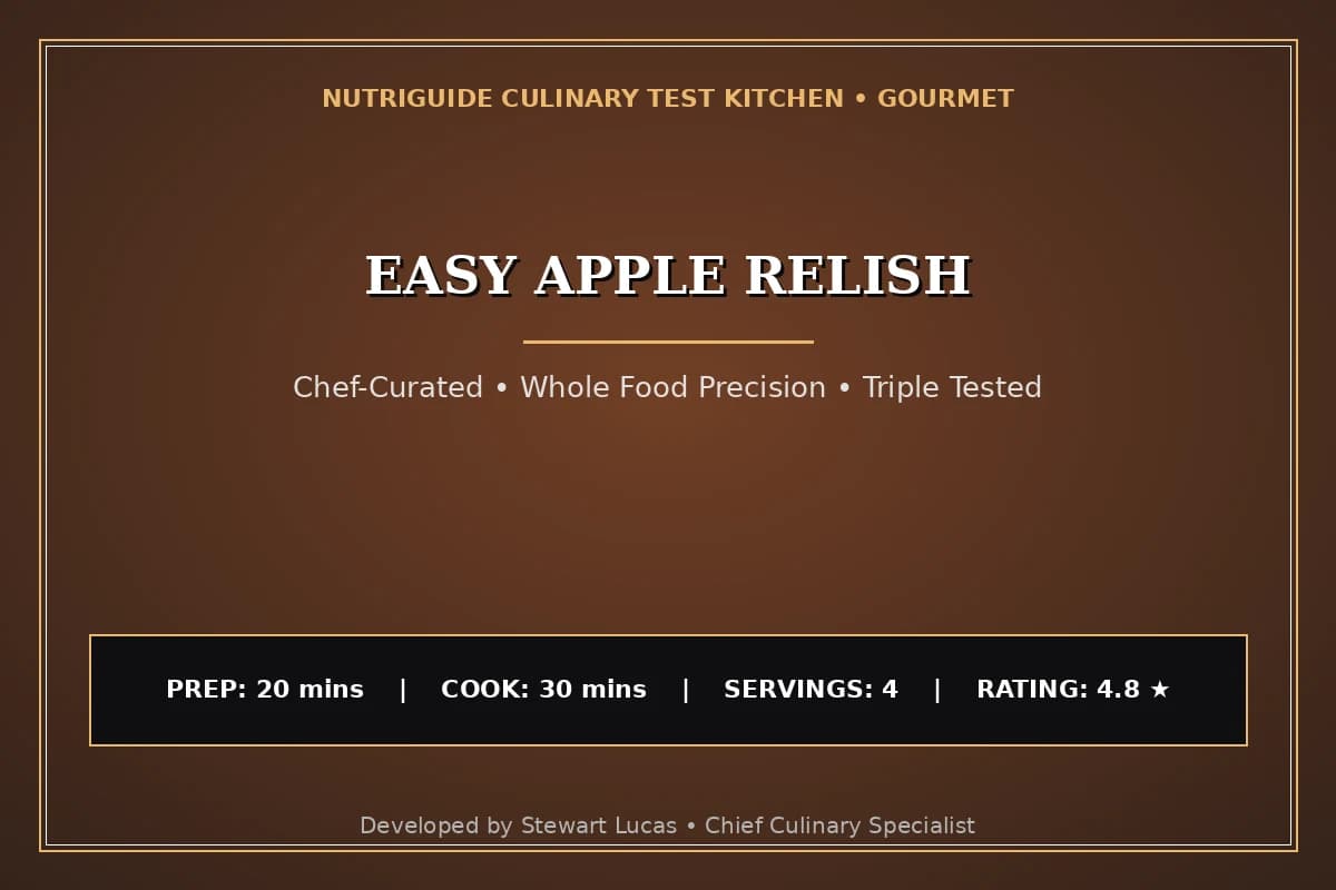 Easy Apple Relish
