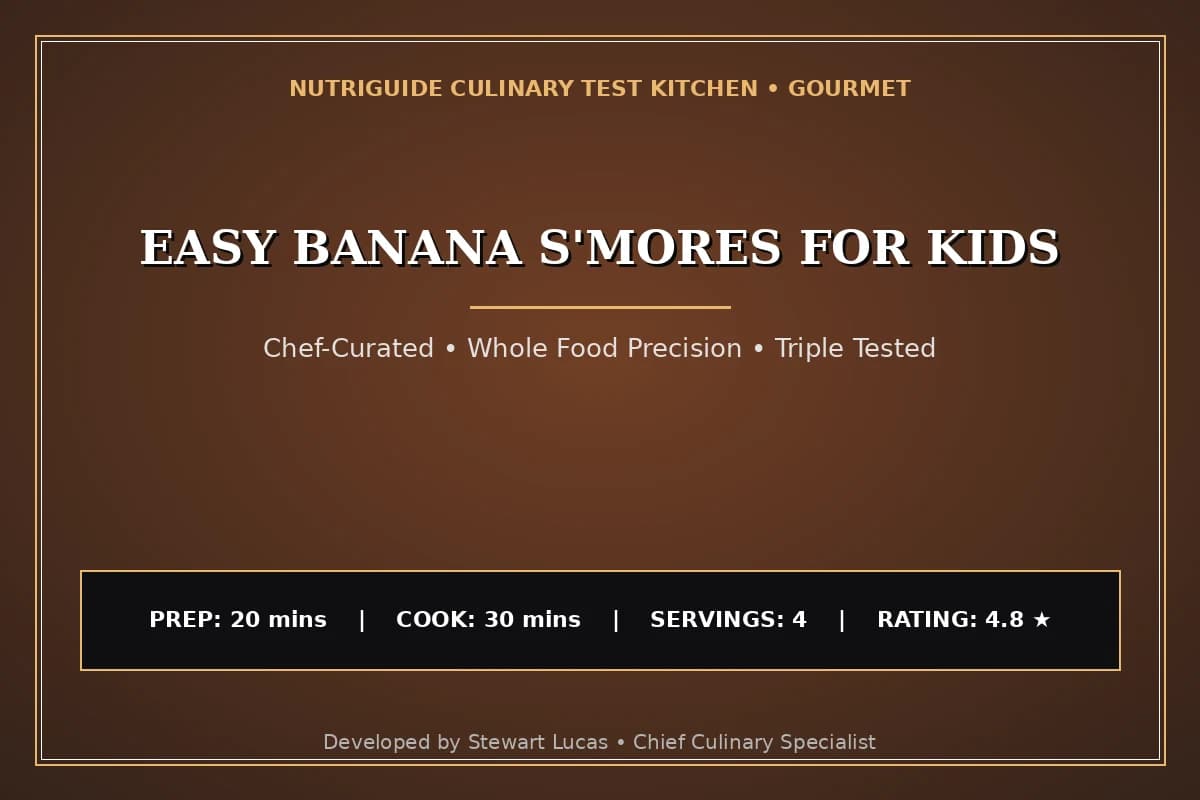 Easy Banana S'Mores For Kids
