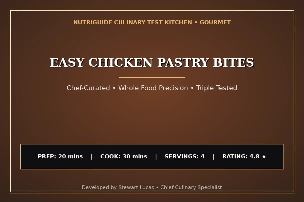 Easy Chicken Pastry Bites