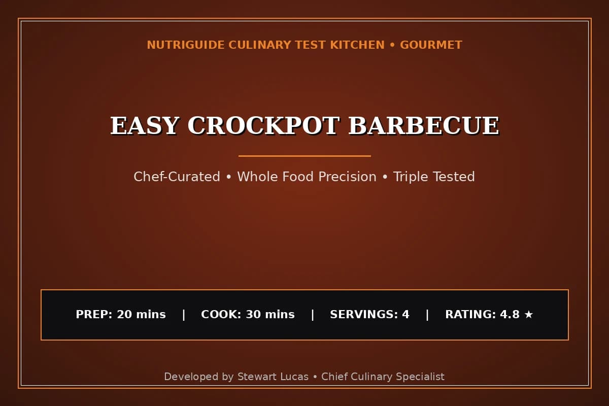 Easy Crockpot Barbecue