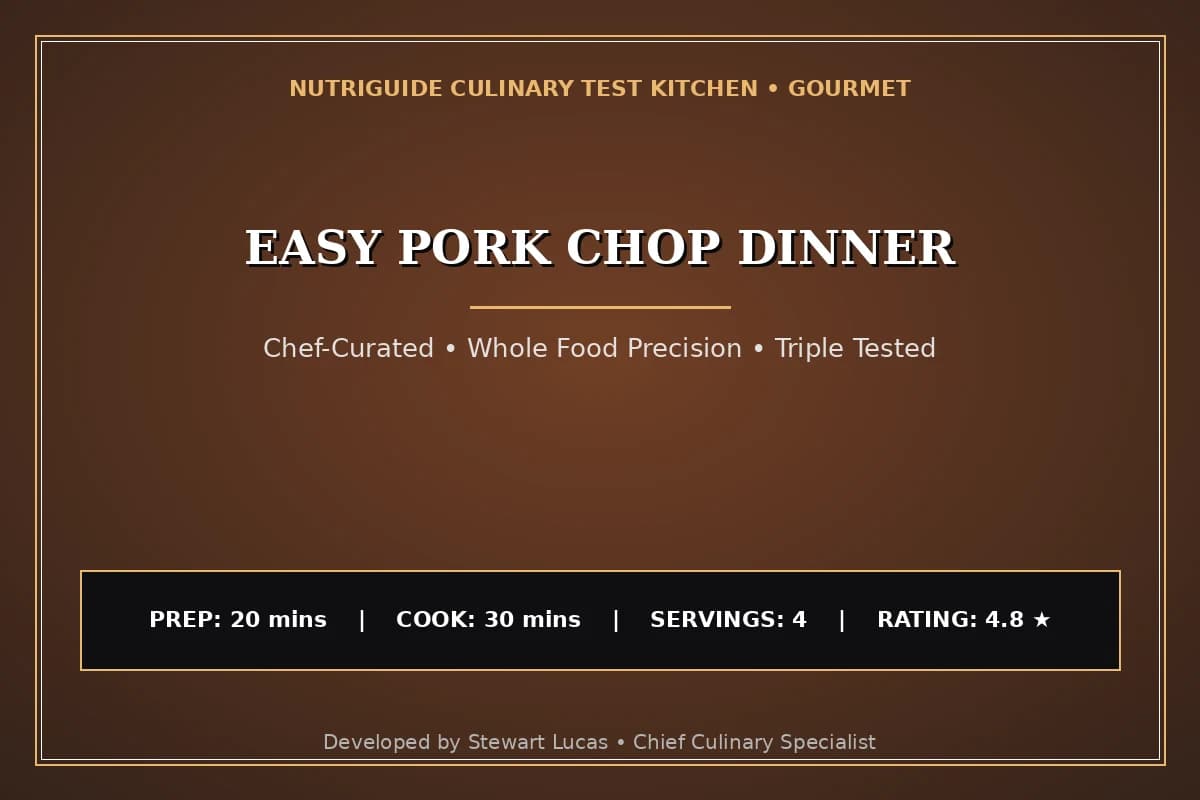 Easy Pork Chop Dinner