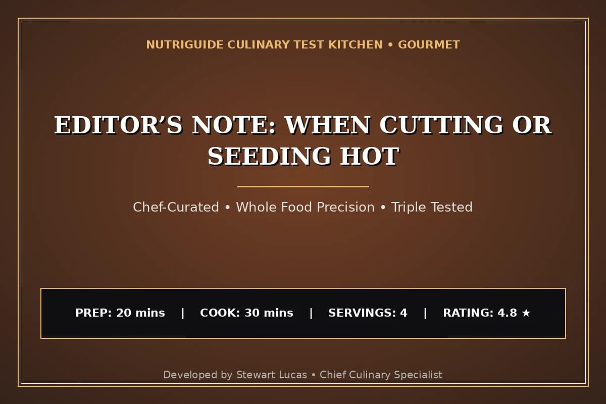 Editor’S Note: When Cutting Or Seeding Hot