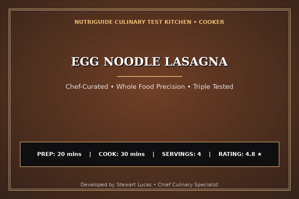 Egg Noodle Lasagna