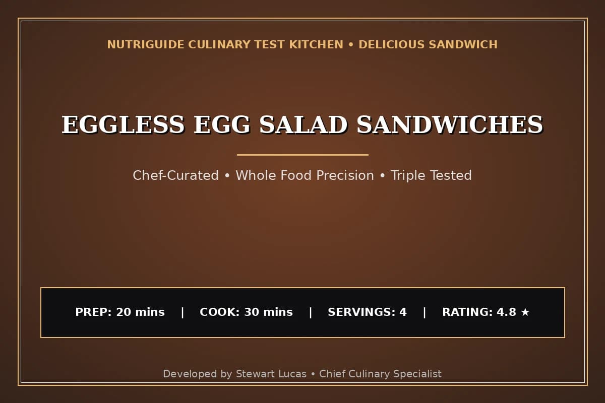 Eggless Egg Salad Sandwiches