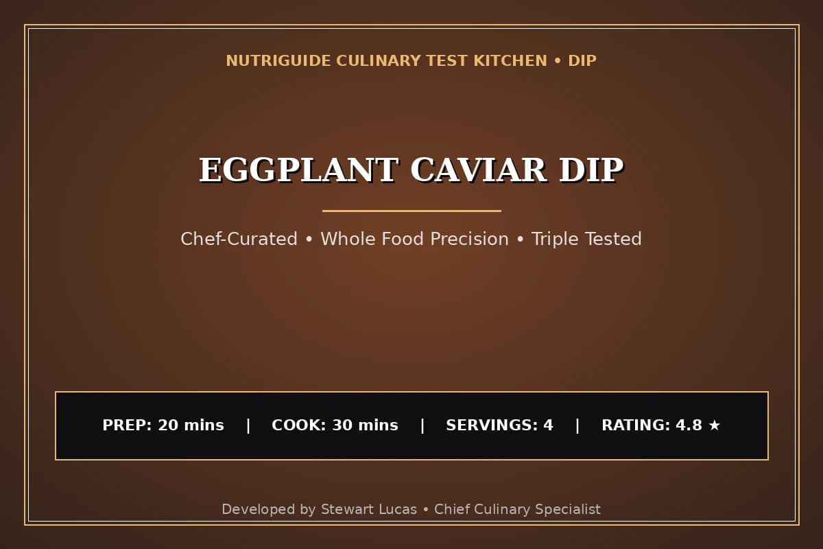 Eggplant Caviar Dip