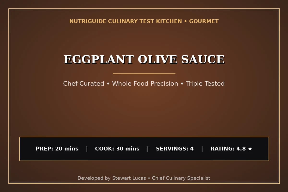 Eggplant Olive Sauce