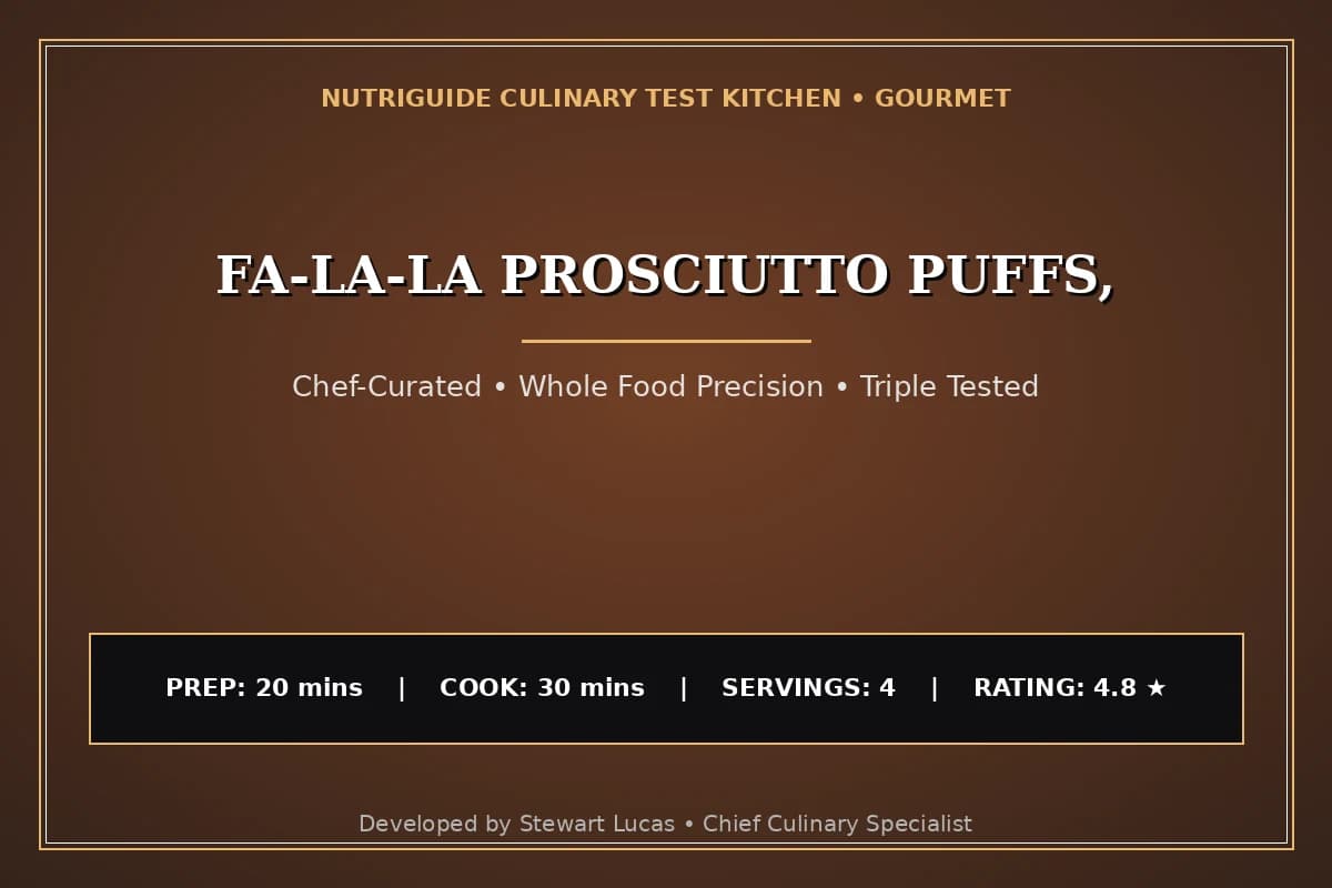 Fa-La-La Prosciutto Puffs,