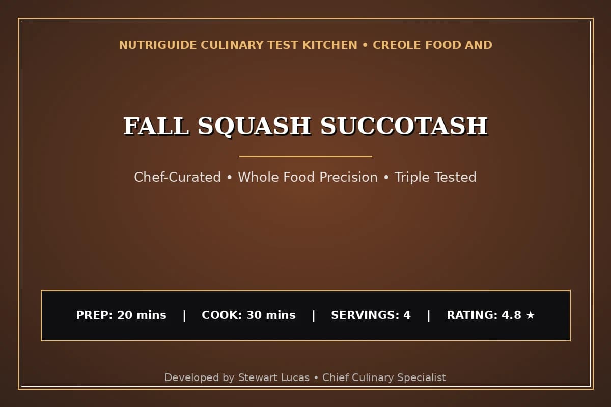 Fall Squash Succotash